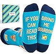 Zmart Drink Gifts for Men - Bourbon Gifts Greeting Card, Bourbon Socks Beer Stocking Stuffers Teens