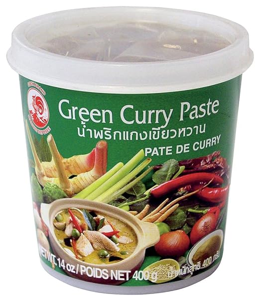 Cock Brand - Thai Green Curry Paste - 14 Oz