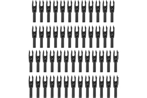 PATIKIL Archery Arrows Nocks 4.2mm 0.165", 50 Pack Insert Arrow Nock Replacement for Hunting Arrows Compound Bow Recurve Bow,