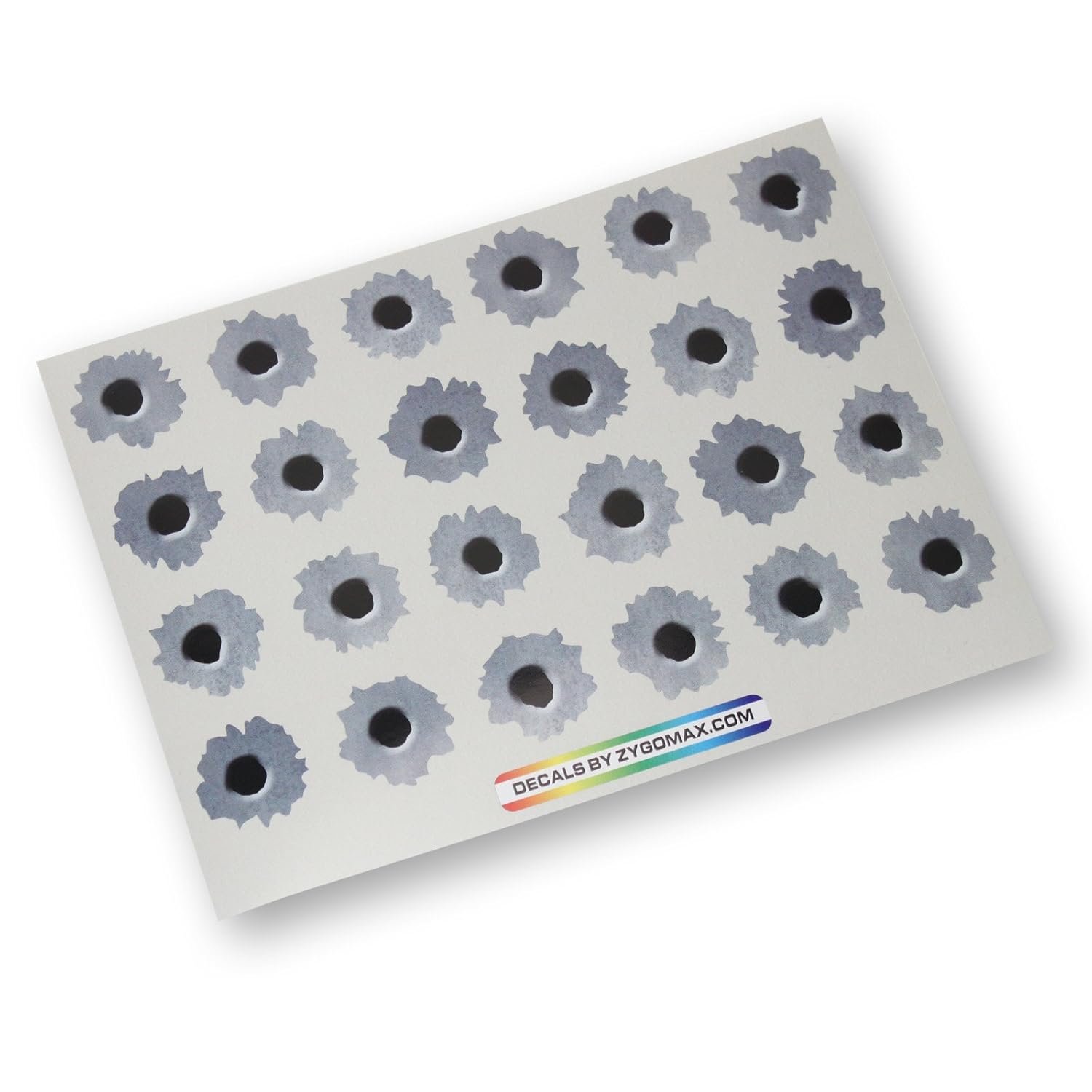 Bullet Hole Stickers 24 Fun Decals for your Car, Van, Motorbike or