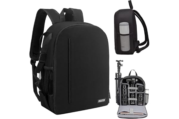 CADeN Camera Backpack Bag Professional for DSLR/SLR Mirrorless Camera Waterproof, Camera Case Compatible for Sony Canon Nikon