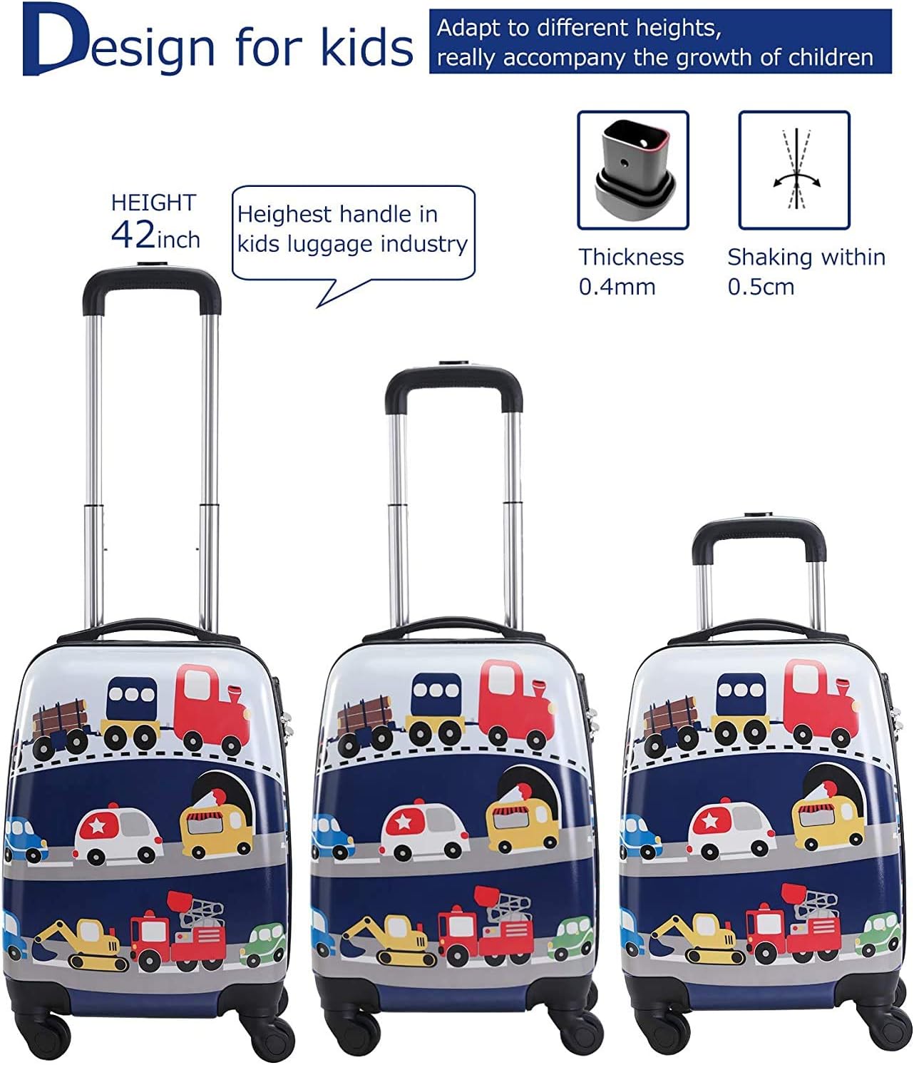 cute hard shell luggage