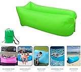 JINGOU Inflatable Lounger Couch with Carry Bag Beach Lounger Air Sofa Inflatable Couch Bed Pool Float for Indoor/Outdoor Hiking Camping,Beach,Park,Backyard Waterproof Durable