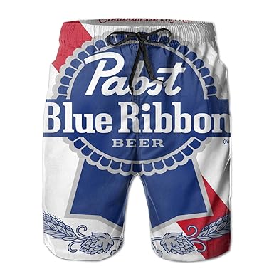 pabst blue ribbon swim trunks