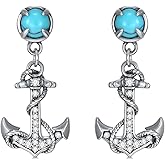 KZX Sterling Silver Dangle Drop Earrings for Women Summer Theme Earrings Hypoallergenic Jewelry Gift for Mom Wife Girlfriends