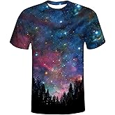 QiErDesign T-Shirts for Men Boys 3D Printed T-Shirts Short Sleeve Graphic Tees Shirt