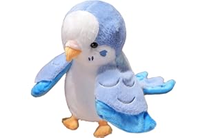 ZUXUCUVU Plush Parrot Hand Puppets Birds Stuffed Animals Toys Puppet for Imaginative Pretend Play Storytelling (Budgerigar)