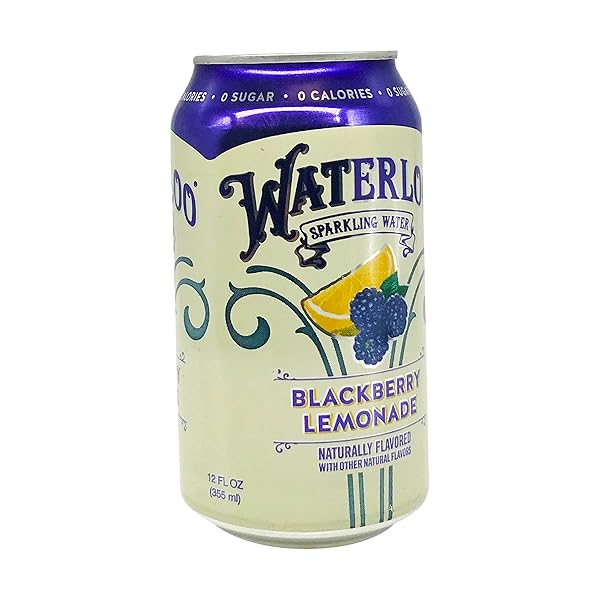 WATERLOO SPARKLING WATER BLACKBERRY LEMONADE SPARKLING WATER SINGLE, 12 FZ