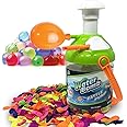 Water Balloon Pump with Easy Fill Tying Tool - Kids Toy Portable Ballon Filler Inflator with 300 Play Balloons