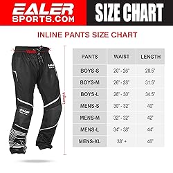 EALER RHP920 Premium Roller Hockey Pants for Hockey