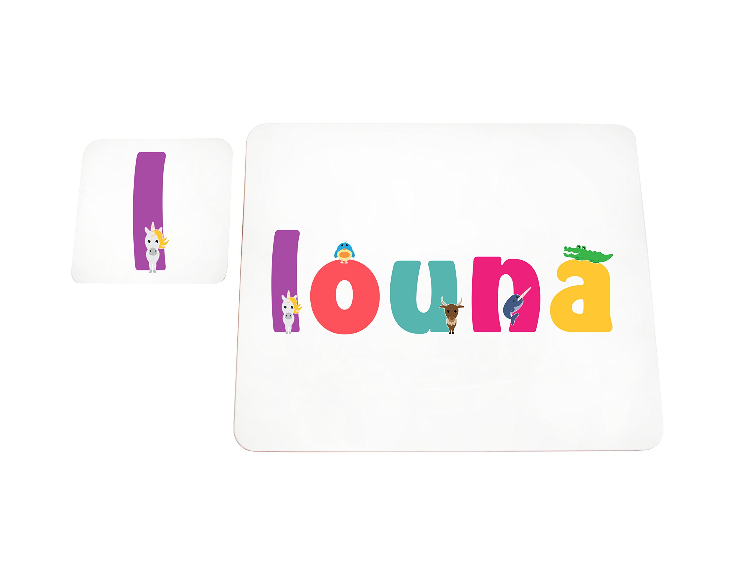Little Helper with Coaster Doily Style Example Girl/The Name of Colourful Louna