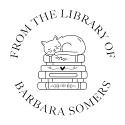 Personalized Book Embosser or Stamp Custom Round