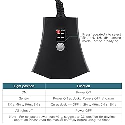 Outdoor Mechanical Light Timer Waterproof, Dusk to