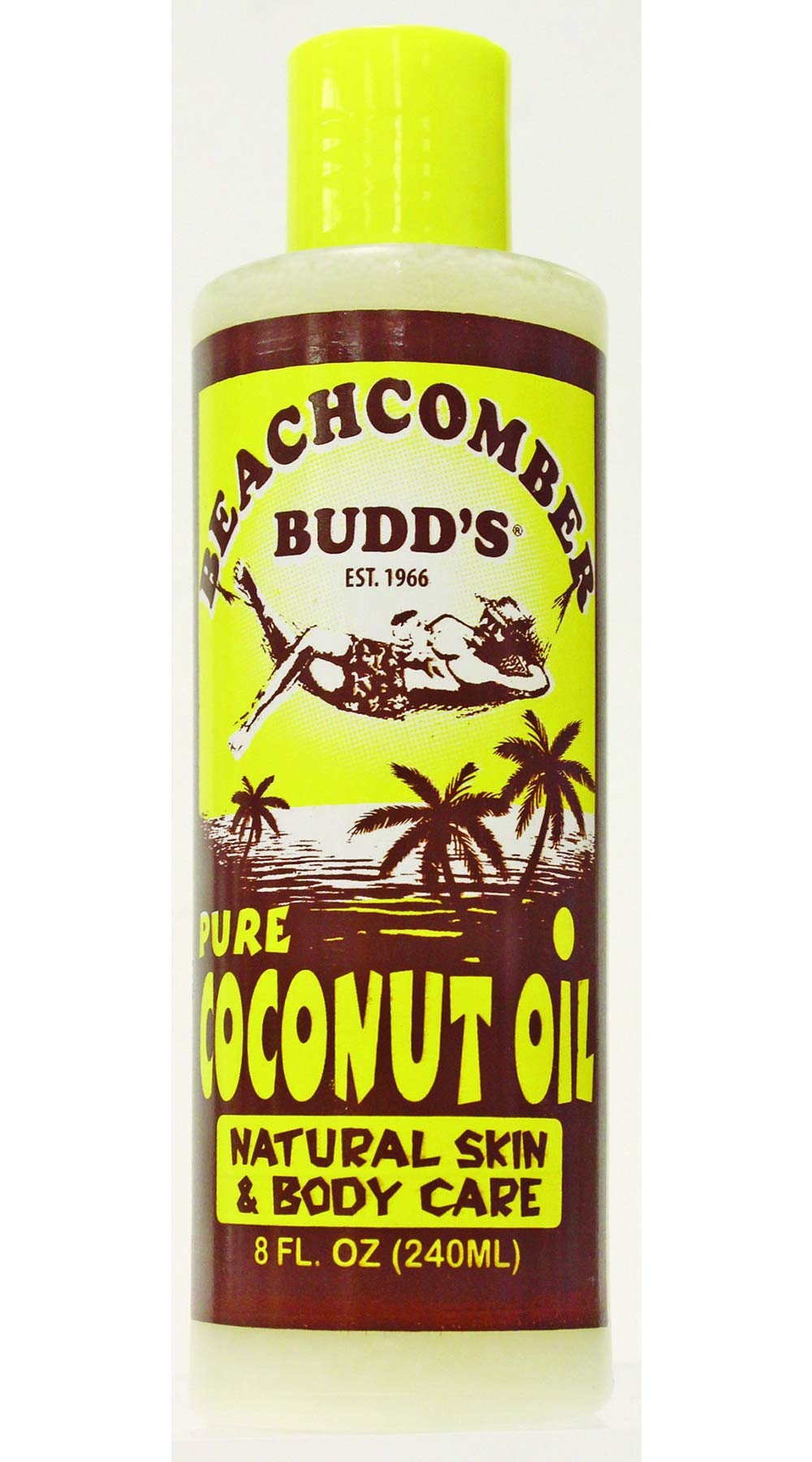 Hawaiian Budd's Pure Scented Coconut Oil 8 Ounce Buy