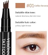 Fovolat Anjoize 4-Tip Microblade Eyebrow Pencil Waterproof Smudge-Proof Makeup view 4