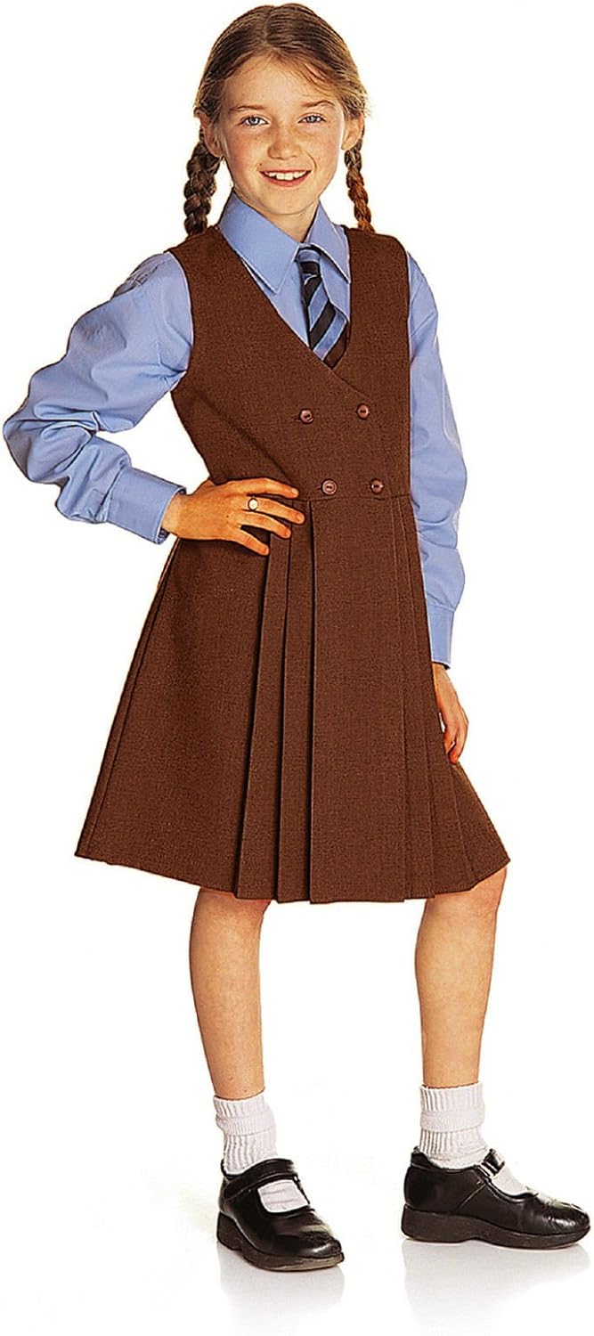 school pinafore with pockets
