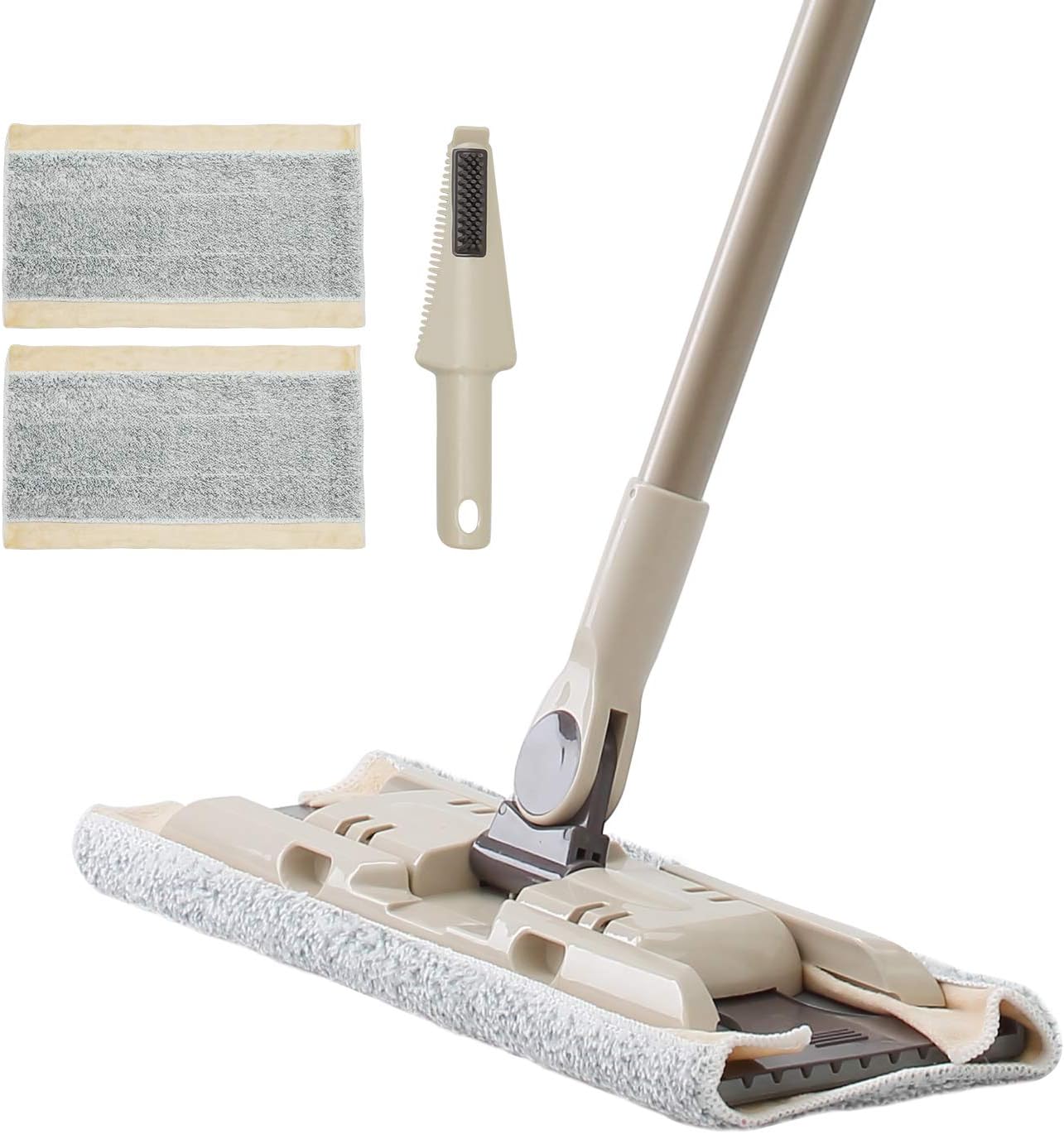E.yliden Telescopic Microfiber Flat Mop 2 Washable