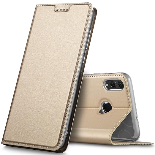 GeeMai für Honor 8X Hülle, Honor View 10 Lite Hülle, Leder Hülle Flip Case Tasche Cover Hüllen mit Magnetverschluss [Standfun