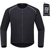 IRON JIA'S Motorcycle Jacket Windproof Liner, Water-Repellent, UPF 40+ Sun Protection, Breathable, Compact and Packable (No Armor) M