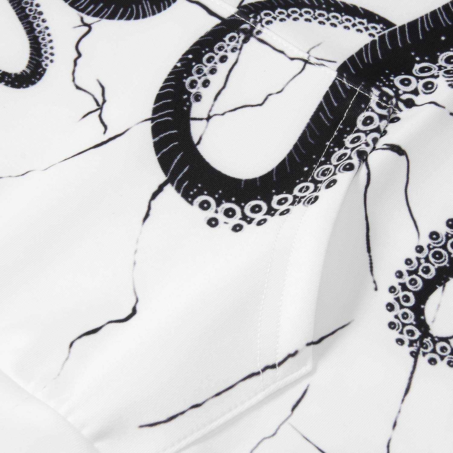 Vogseek Pull à Manches Longues à Capuche avec Grande Poche pour Homme Octopus S/M