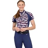 Kerrits Women EquiBreeze Ice Fil Short Sleeve Horse Riding Shirt &ndash; Ultra-Lightweight Cooling Equestrian Top, Great for Summer