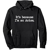 Aries Horoscope Gifts Women Girls Men Zodiac Sign Astrology Pullover Hoodie