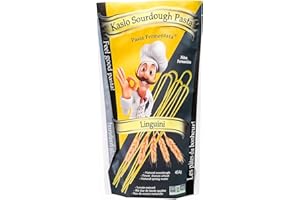 Kaslo Sourdough Pasta, Linguini, Non-GMO, Vegan, Egg-Free, Nut-Free, Canadian, 454 Bag