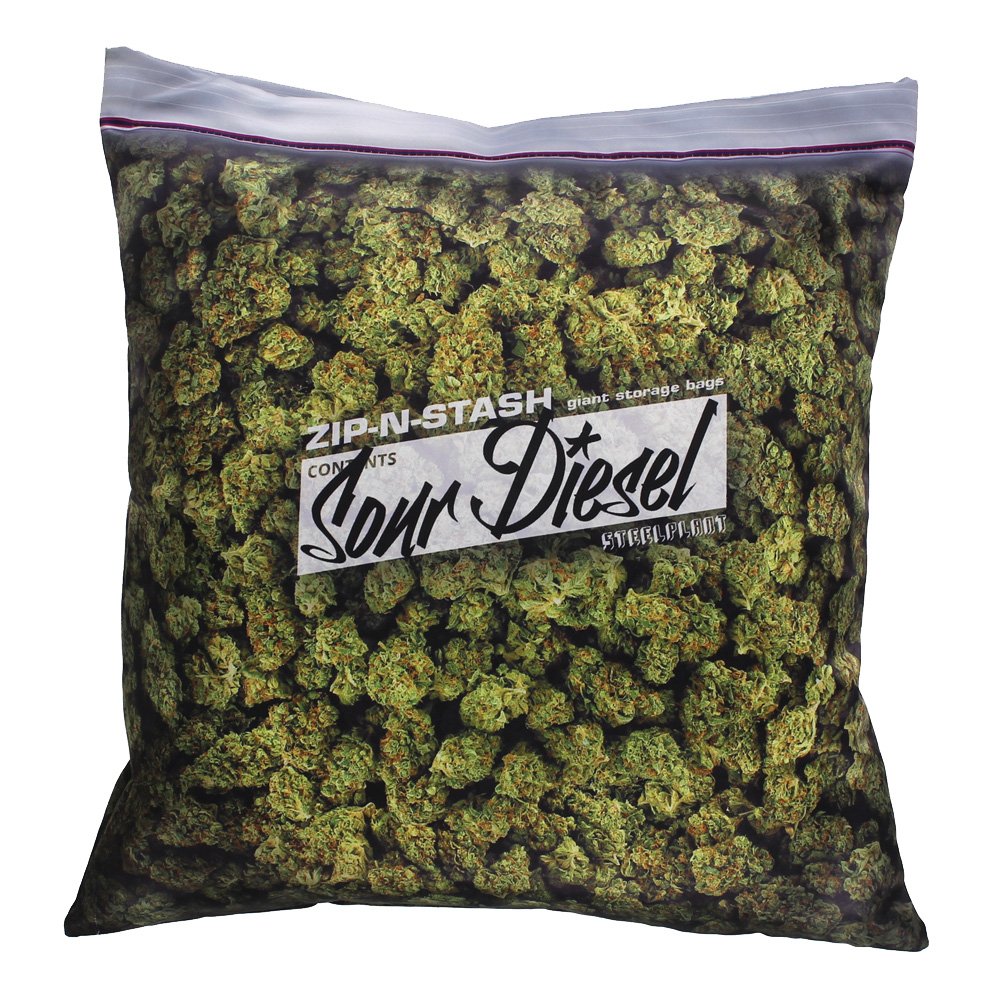 Galleon Steelplant Giant Stash Baggie Of Cannabis Weed Pillowcase