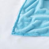 Moonlight20015 Fleece Throw Blanket 130x150 cm Light Blue 400 GSM view 7