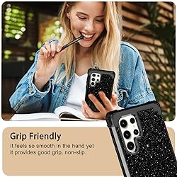 LONTECT for Galaxy S23 Ultra Case with 2 Camera