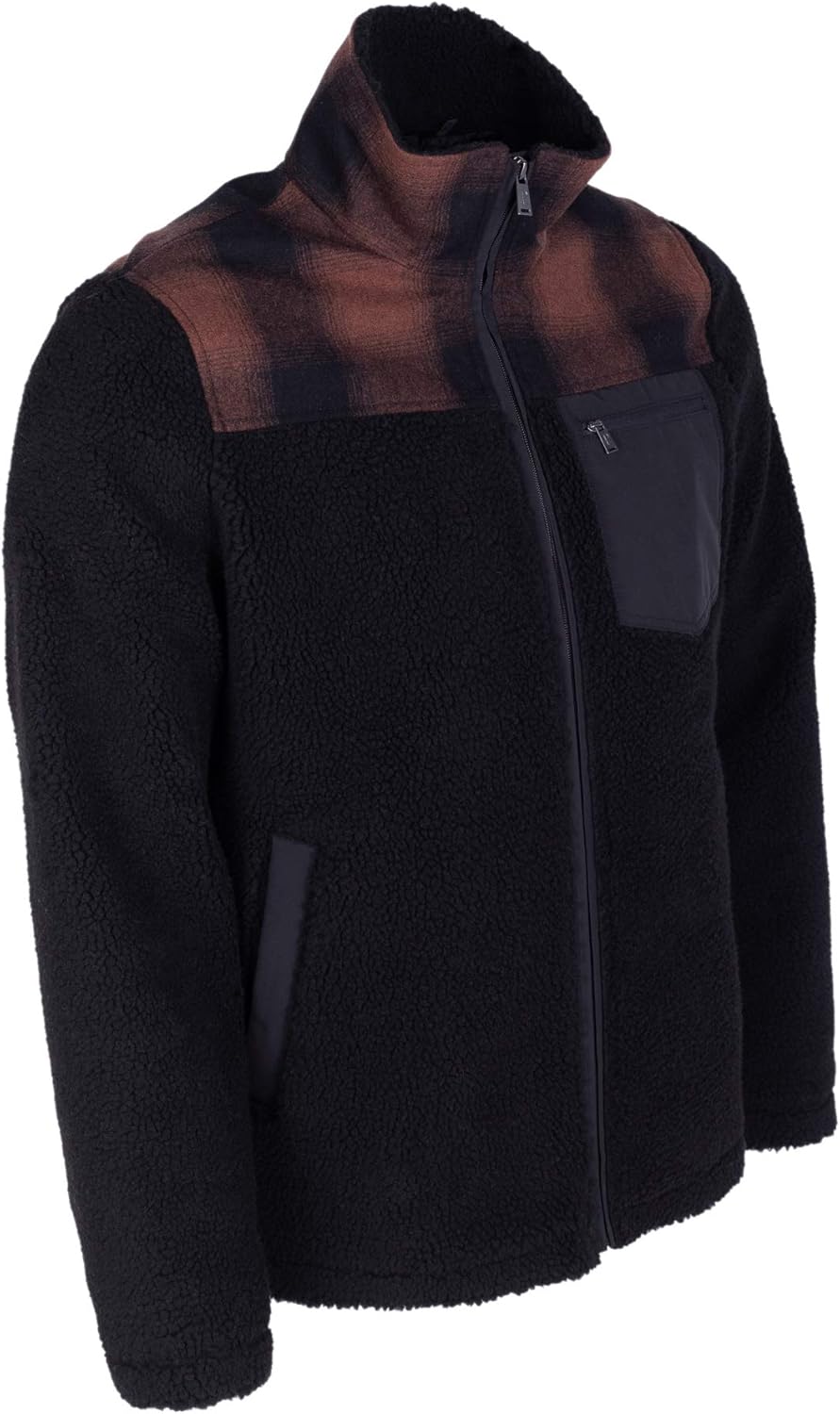 Pendleton Bozeman Hybrid Wool Sherpa Zip Waterproof Breathable Jacket at  Men’s Clothing store