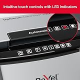 Rexel Optimum Auto Feed 100 Sheet Shredder P-4 Security Black 34 L Bin view 5