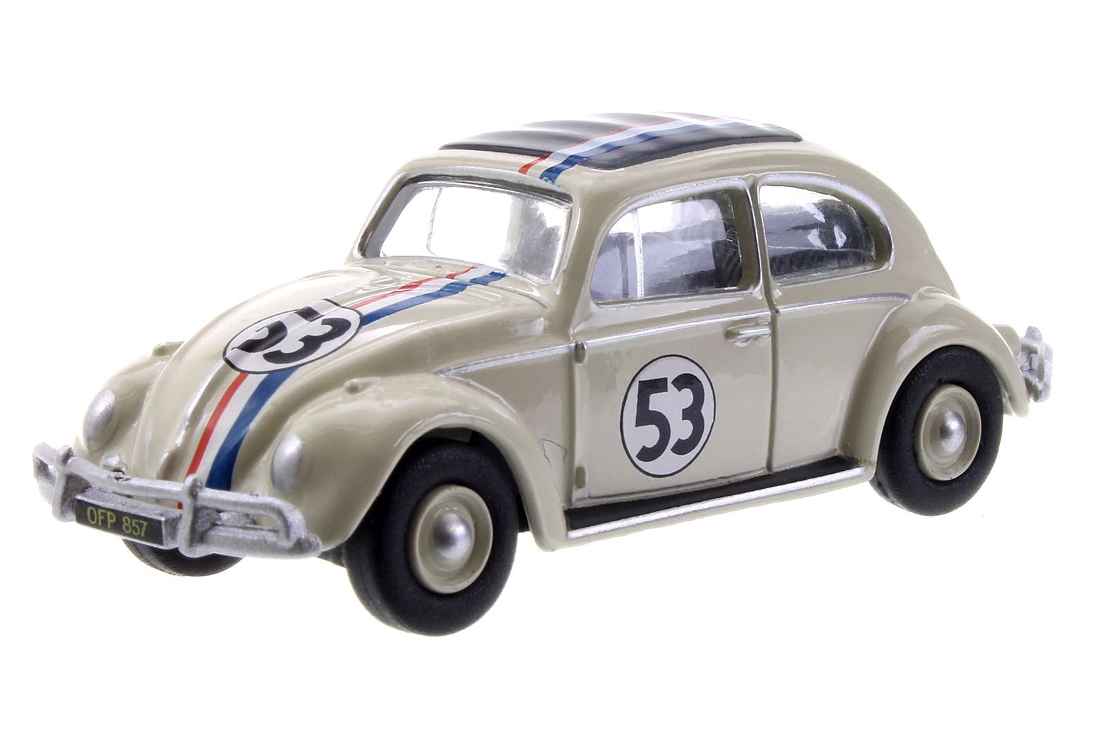 Oxford Diecast 1:76 Pearl White 53 VW Beetle Collectable model 76VWB001