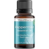 Viva Doria Peppermint Essential Oil, 100% Pure, Natural, Northwest Peppermint Essential Oil, Undiluted, for Aromatherapy | Fo
