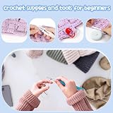 Aeelike 40 PCS Crochet Kit for Beginners Adults with Ergonomic Hooks Storage Bag view 3