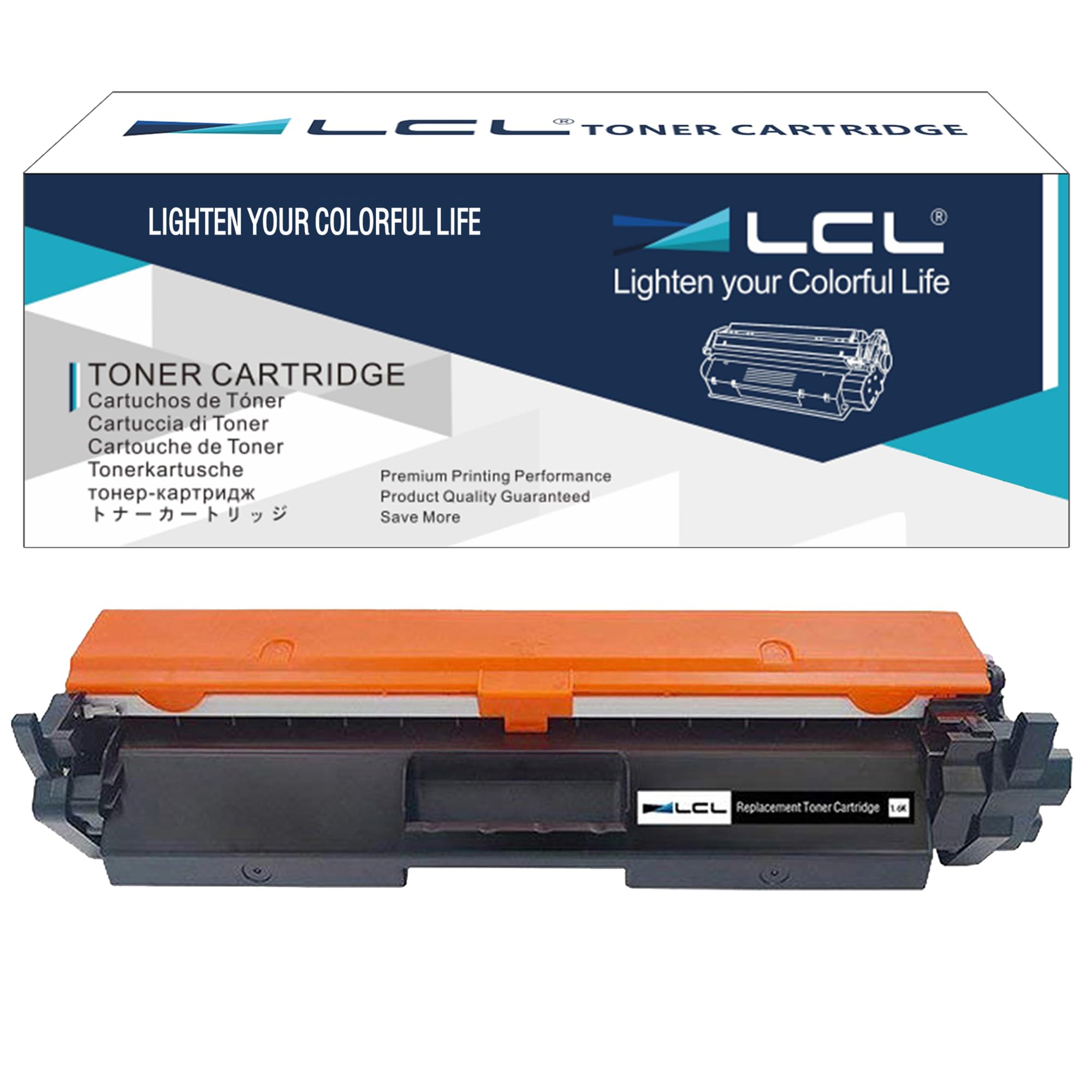 LCL CF230A 30A Toner Cartridge with Chip Compatible for HP CF230A 30A for HP LaserJet Pro MFP M227fdw M227fdn M227sdn M227 M203dw M203dn M203 (1 Black)