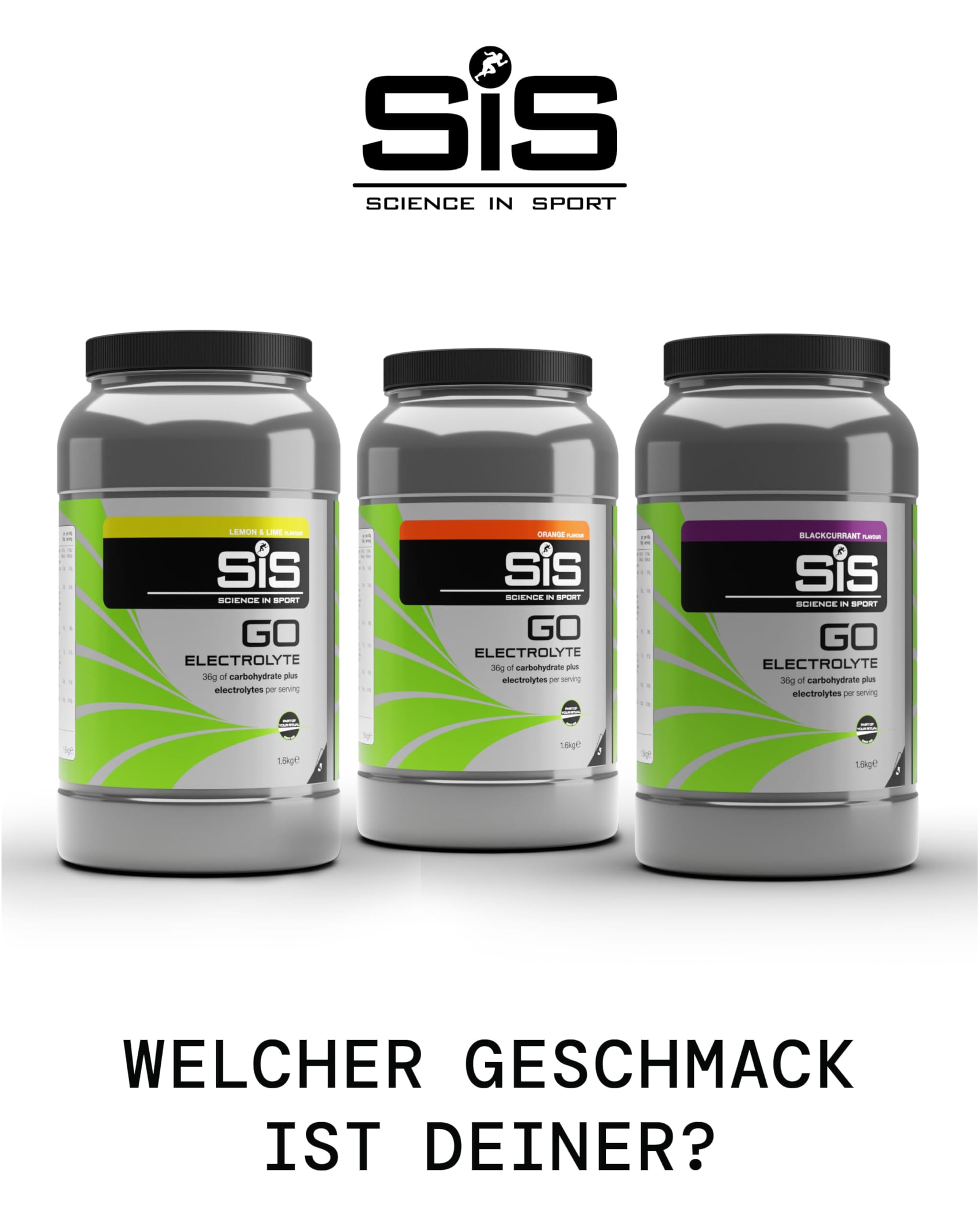 SIS Science in Sport GO Electrolyte Sportgetränk Zitrone und Limette, 1er Pack (1 x 1.6 kg) 6