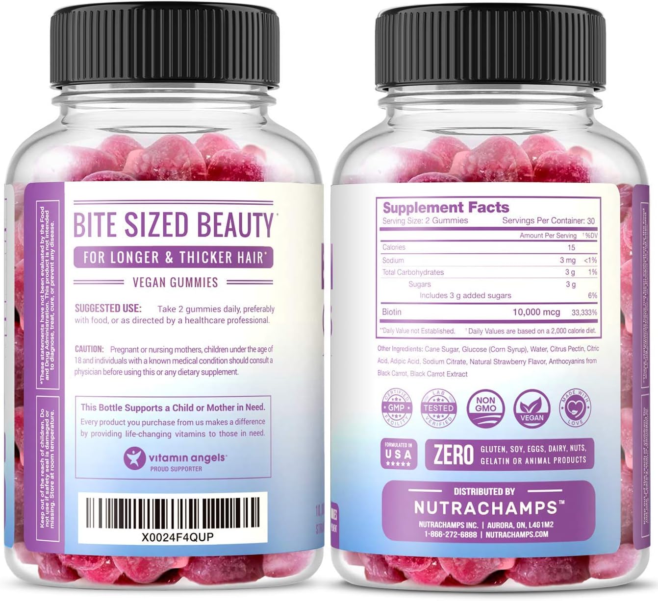 Biotin Gummies 10,000mcg [Highest Potency] for Healthy Hair, Skin