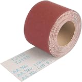 Shineboc Sandpaper Roll 320 Grit 93mm x 10m Emery Cloth