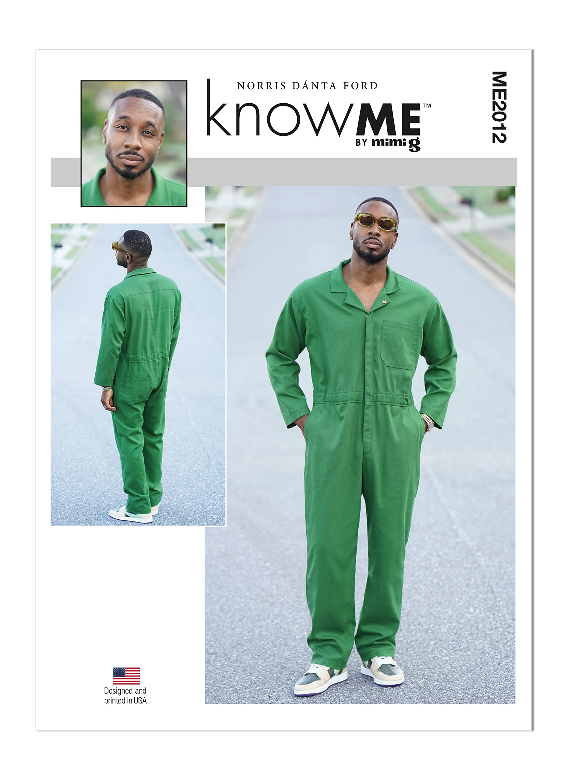 McCall's Know Me ME2012BB Men's Jumpsuit by Norris Dánta Ford BB (44-46-48-50-52)