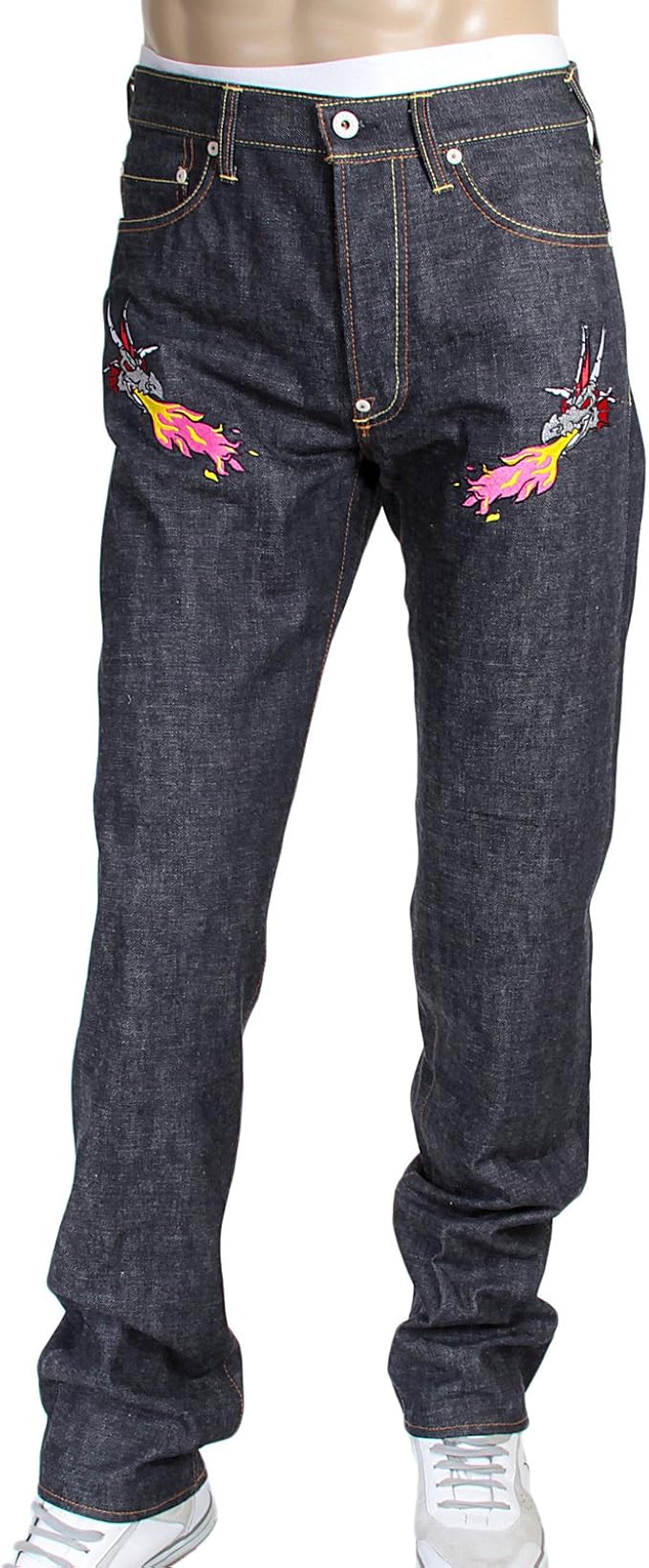 japanese embroidered jeans