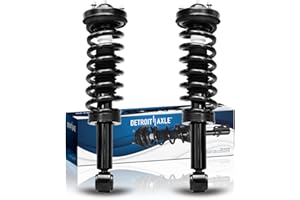 Detroit Axle - 4WD Pair Front Struts for 2009-2013 Ford F-150 Complete 2 Struts w/Coil Spring Assembly 2010 2011 2012 Replace