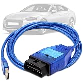 lydesor KKL 409 FiatEcuScan OBD2 Diagnostic Cable Adapter with FT232RL Chip | Diagnostic Software for VG-COM 409+FIATECUSCAN Interface 2 In 1 Scanner Tool with 4Way Switch,Fits Vvv,Audi,Fiat,Alfa,Lancia
