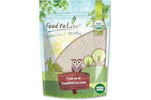 Food to Live Organic White Polenta, 12 Ounces — Classic Non-GMO Cornmeal, Vegan, Kosher Corn Grits in Bulk, Suitable for Hot 