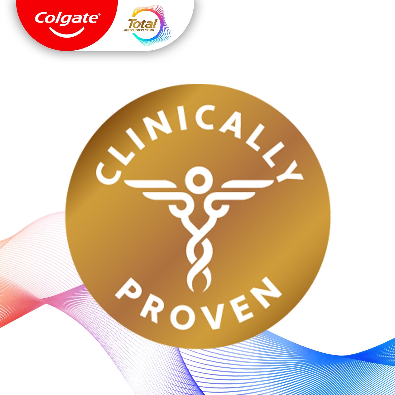 Colgate Total Pro-Shield Alcohol Free Mouthwash, Antibacterial Formula, Peppermint - 500 mL, 16.9 fluid ounce (6 Pack)