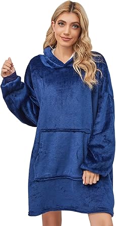 Sweat plaid bleu Clearance