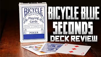 Caja de 12 barajas BICYCLE Second (12 Azul): Amazon.es: Juguetes y juegos