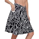 KORALHY 21" Knee Length Golf Skorts Skirts for Women Cross Waist Athletic Skorts with Shorts Tennis Skirt with 3 Pockets