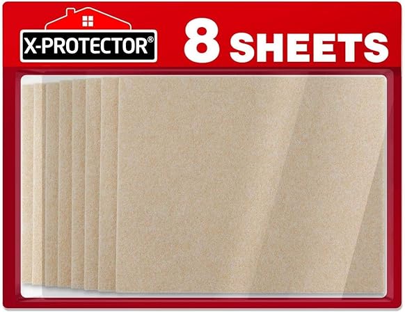 X Protector 8 Pack Premium Felt Furniture Pads 8 X6 Heavy Duty 1