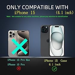 FRLMOOES for iPhone 15 Case with 2 Screen